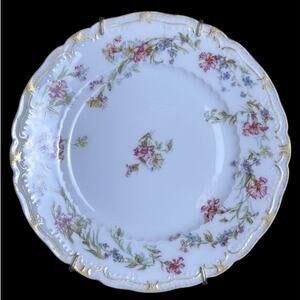 Antique Haviland Limoges France Floral Plate Raphael Weill & Co San Francisco